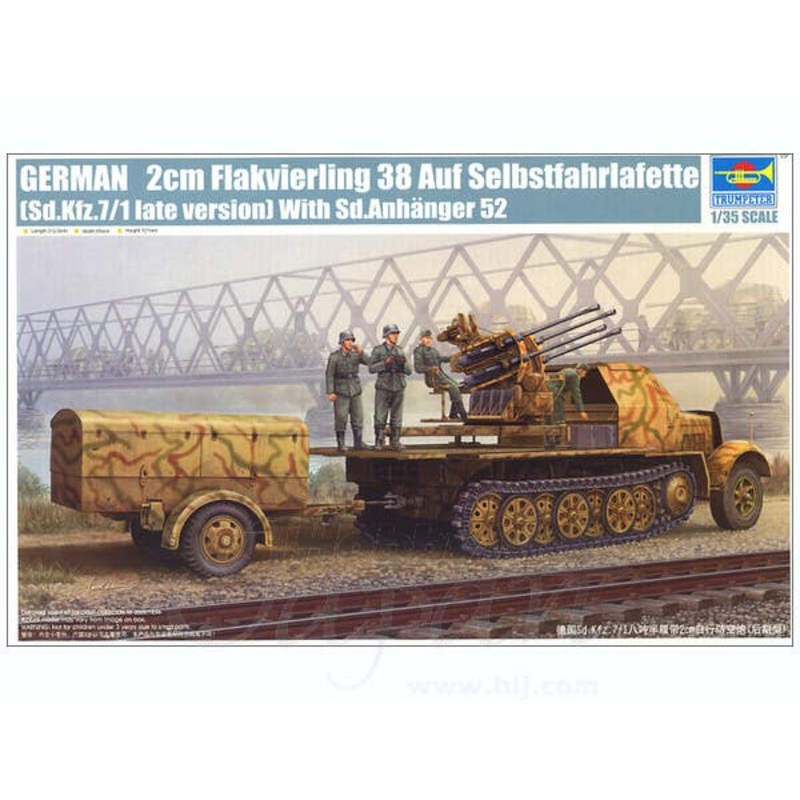 1/35 2cm Flakvierling 38 Auf Selbstfahrlafette (Sd.Kfz.