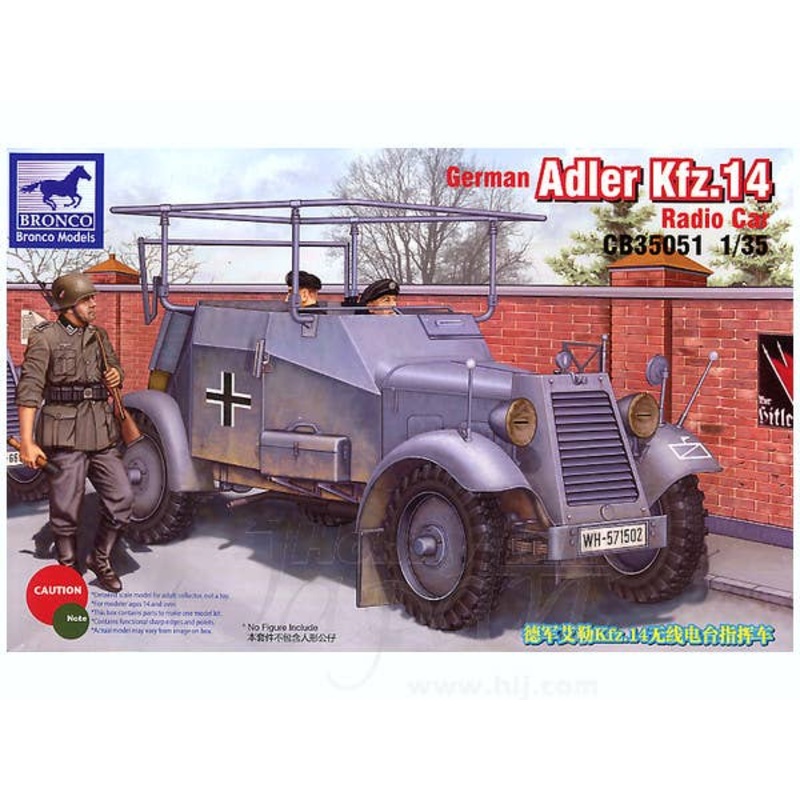 1/35 German Adler Kfz.14 Radio Car