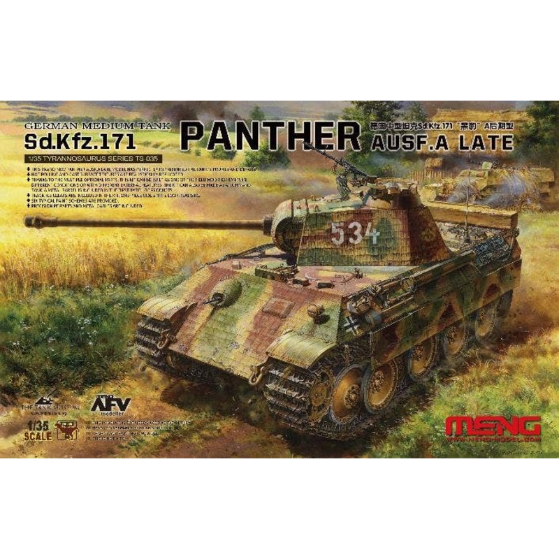 1/35 German Medium Tank Sd.Kfz. 171 Panther Ausf. A Late