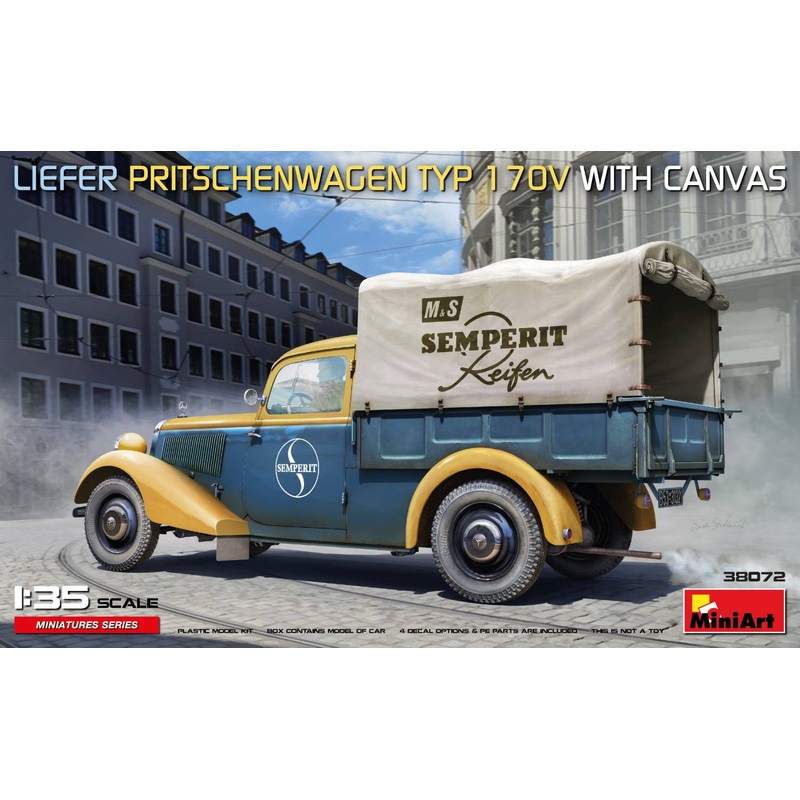 1/35 Liefer Pritschenwagen Typ 170V With Canvas