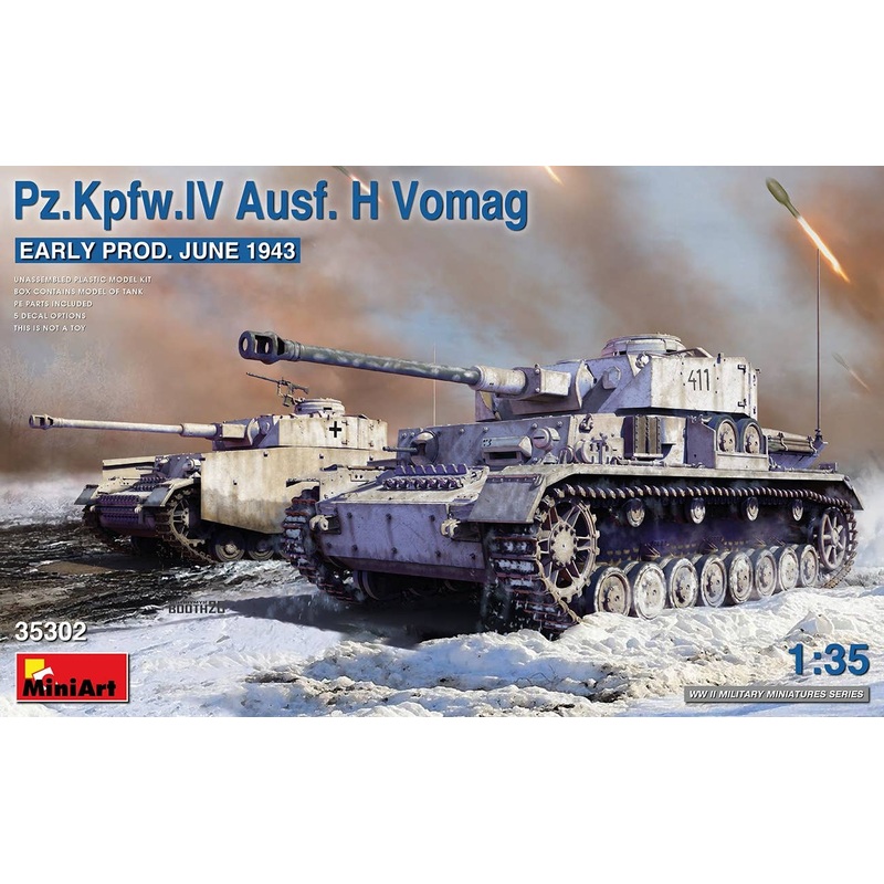 1/35 Pz.Kpfw.IV Ausf. H Vomag Factory Made Early Production June 1943