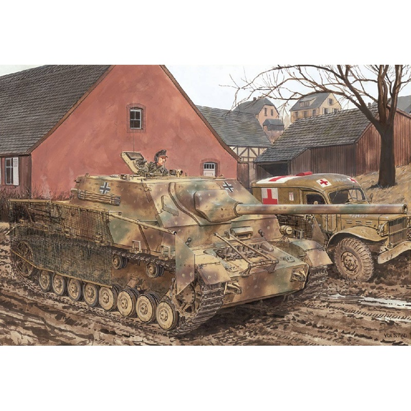 1/35 Pz.Kpfw.IV L/70 (A) Magic Truck & Aluminum Gun Barrel & Tank Soldier Figure