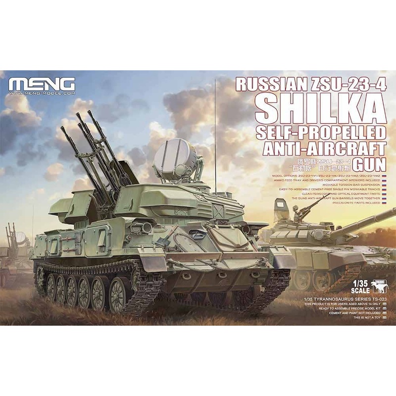 1/35 Russian ZSU-23-4 Shilka Self-Propelled Anti-Aircraft Gun