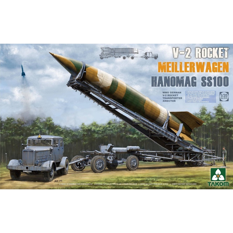 1/35 V-2 Rocket Meillerwagen Hanomag SS100