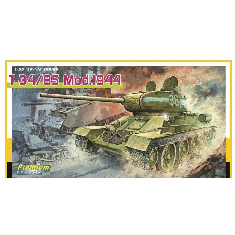 1/35 WW.II Soviet Army T-34 /85 Mod.1944 with Magic Truck