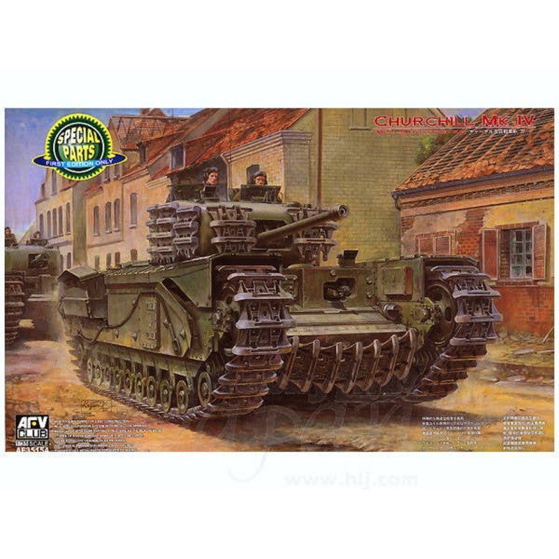 1/35 Churchill Infantry Tank Mk.IV (Cast Turret Version)