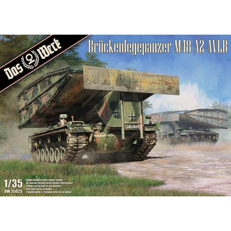 1/35 German M48A2 AVLB (Armored Vehicle)