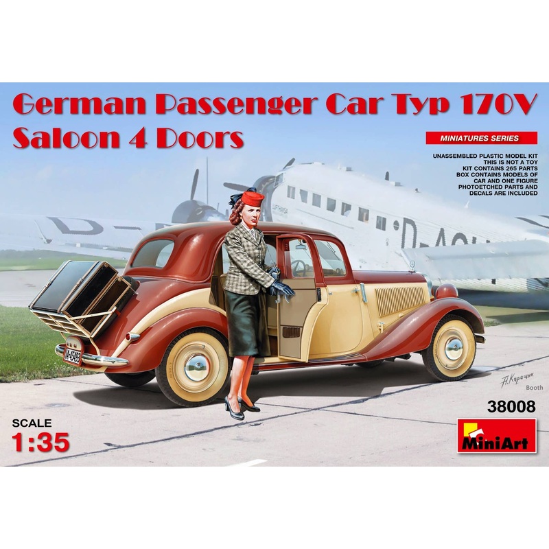 1/35 German Passenger Car Typ 170V Saloon 4 Doors