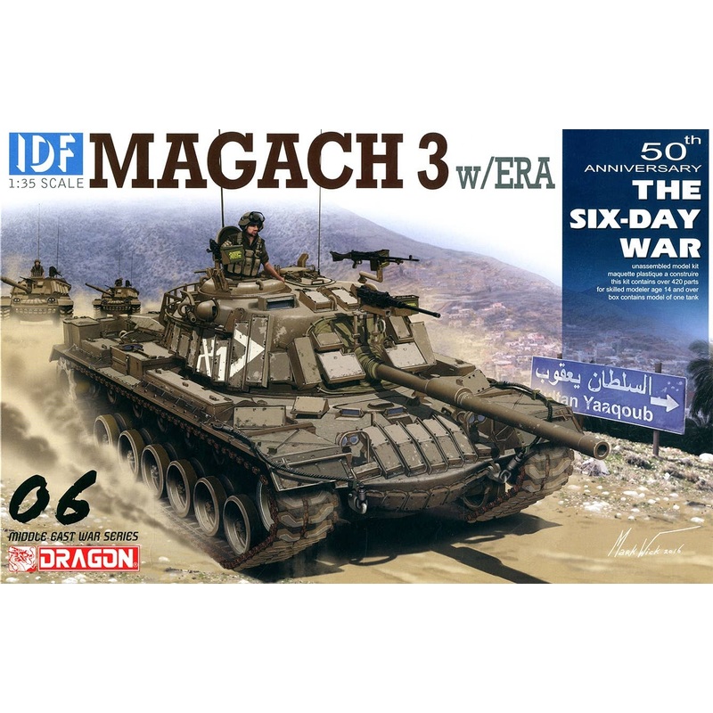 1/35 IDF Magach with ERA - 50th Anniversary, Six-Day War