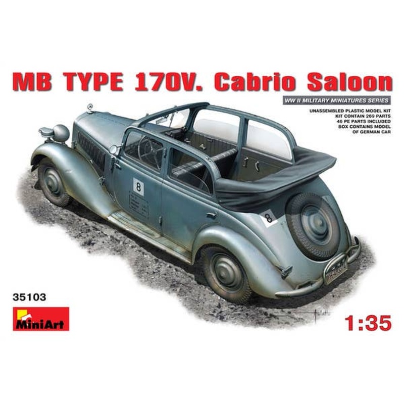 1/35 MB Type 170V. Cabrio Saloon