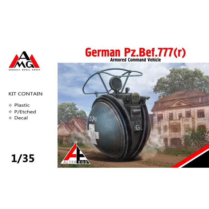 1/35 Pz.Bef 777(r) Ger.Armored Command Vehicle (WW2 Era)