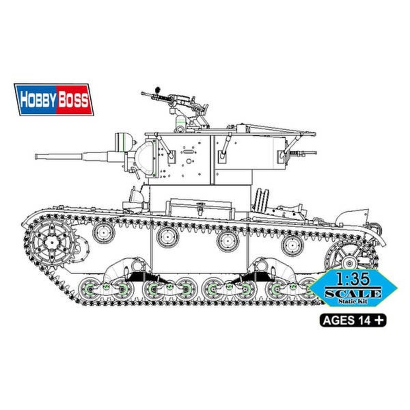 1/35 Soviet T-26 Light Infantry Tank Mod. 1936/1937