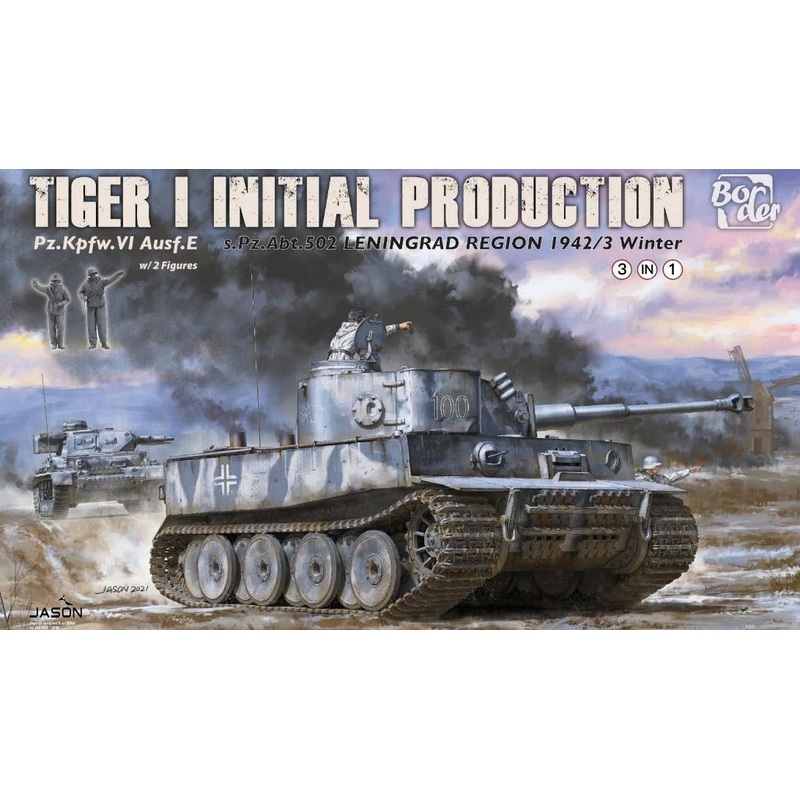 1/35 Tiger I Initial Production s.Pz.Abt. 502 Leningrad Region 1942/3 Winter (3 in 1)