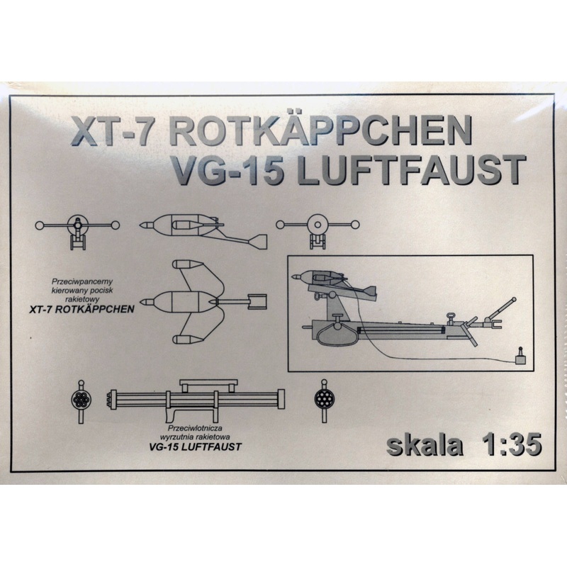 1/35 VG-15 Luftfaust + XT-7 Rotkappchen Set (White Box)