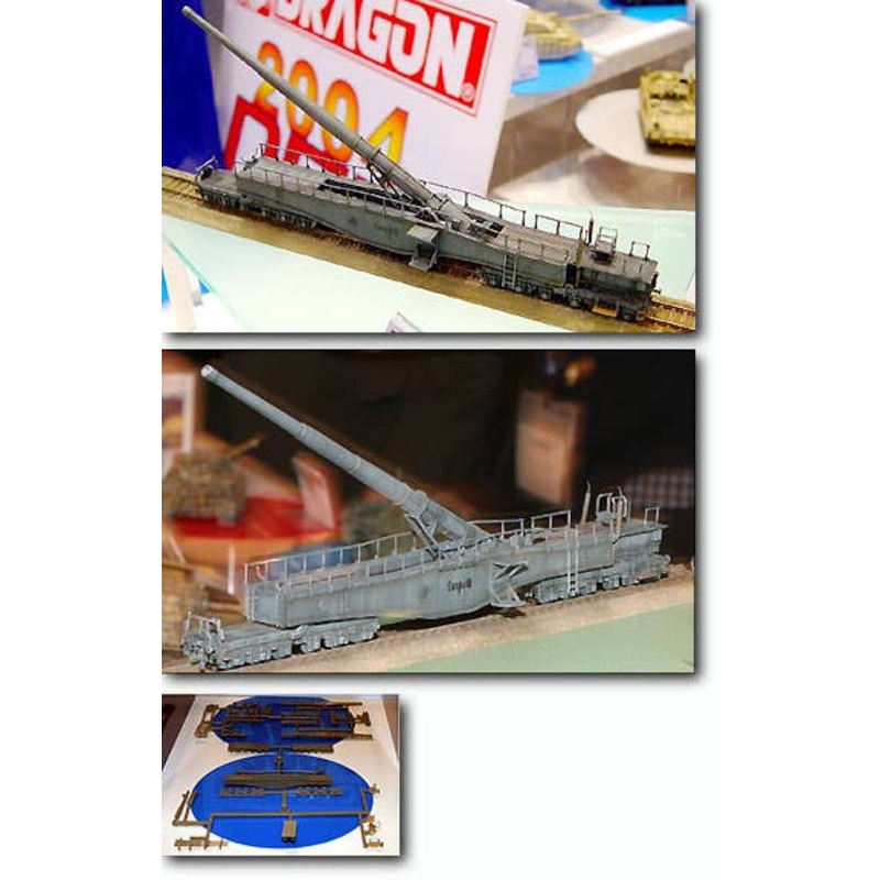 1/144 28cm K5(E) Leopold w/Crew & Rail