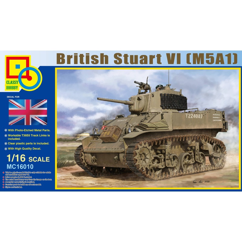 1/16 British Stuart VI M5A1