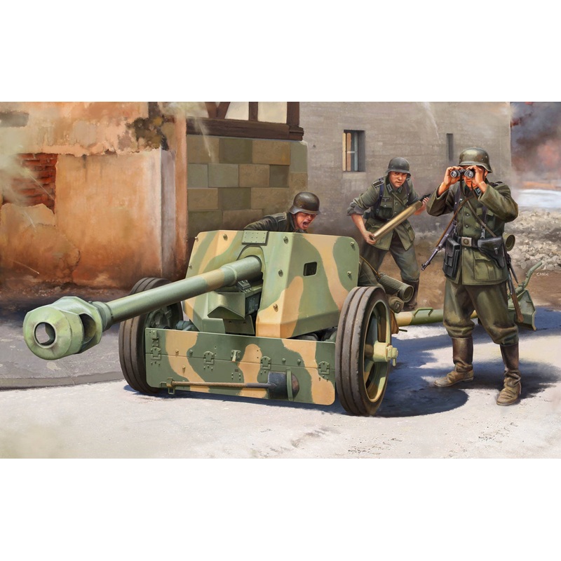 1/16 German Pak 40 7.5cm Anti-Tank Gun w/Figures