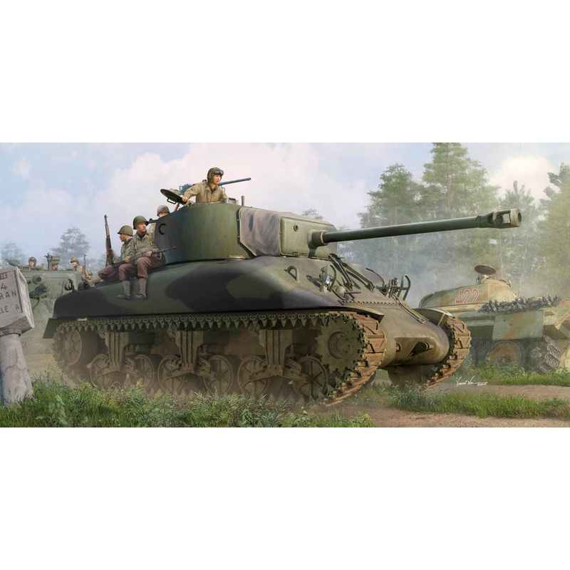 1/16 M4A1 (76)W Sherman Medium Tank