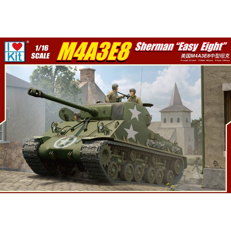 1/16 M4A3E8 Medium Tank WWII w/T66 Tracks