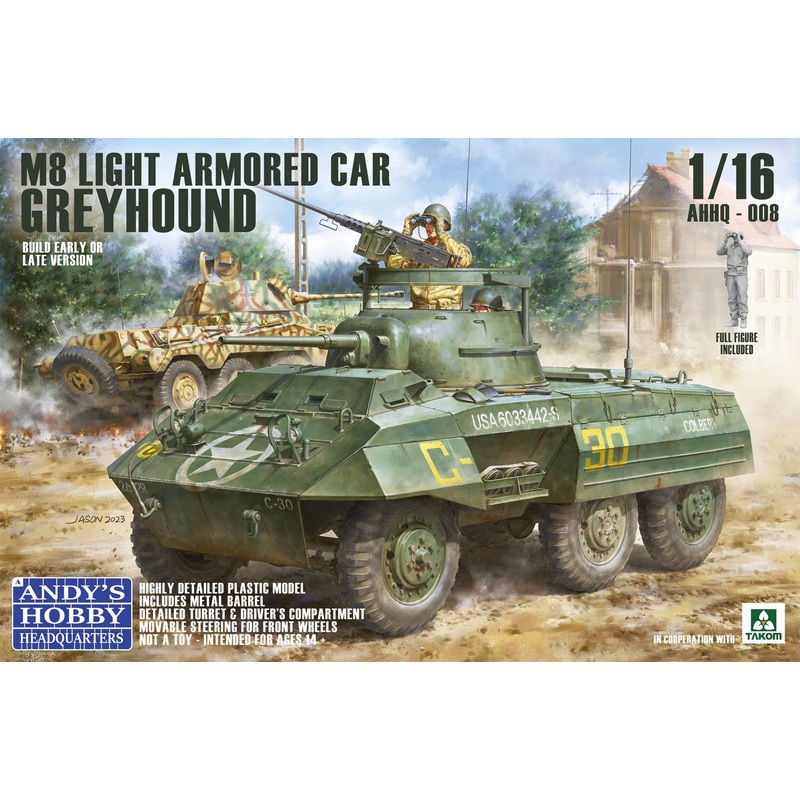 1/16 M8 Greyhound US Light Armored Car