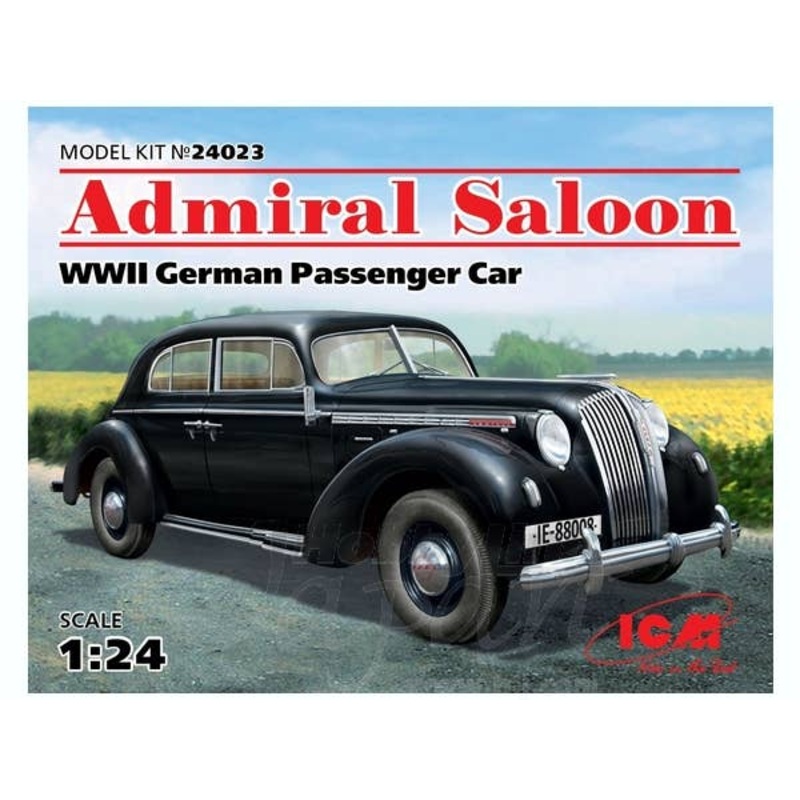 1/24 Admiral Saloon WWII German Passenger Car