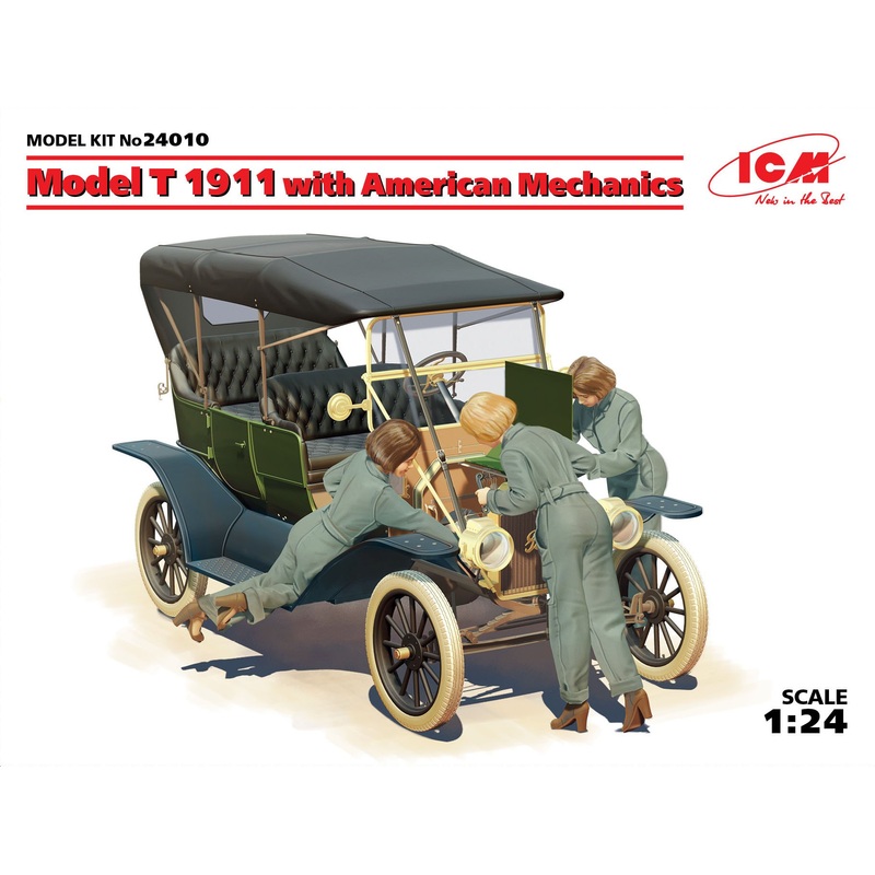 1/24 Model T 1911 with American Female Mechanics