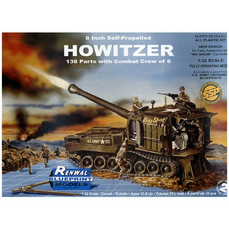 1/32 8 Inch Self-Propelled Howitzer