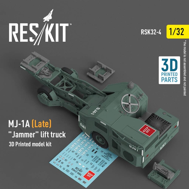 1/32 MJ-1A (Late) Jammer lift truck (3D Printed model kit)