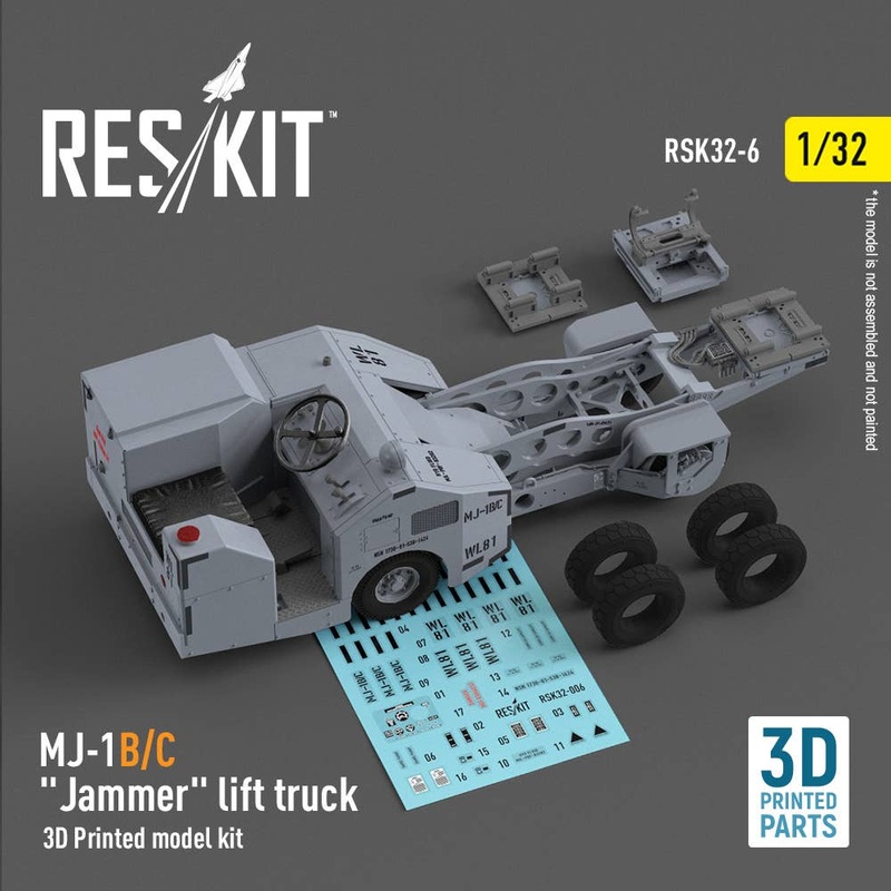 1/32 MJ-1B/C Jammer lift truck (3D Printed model kit)