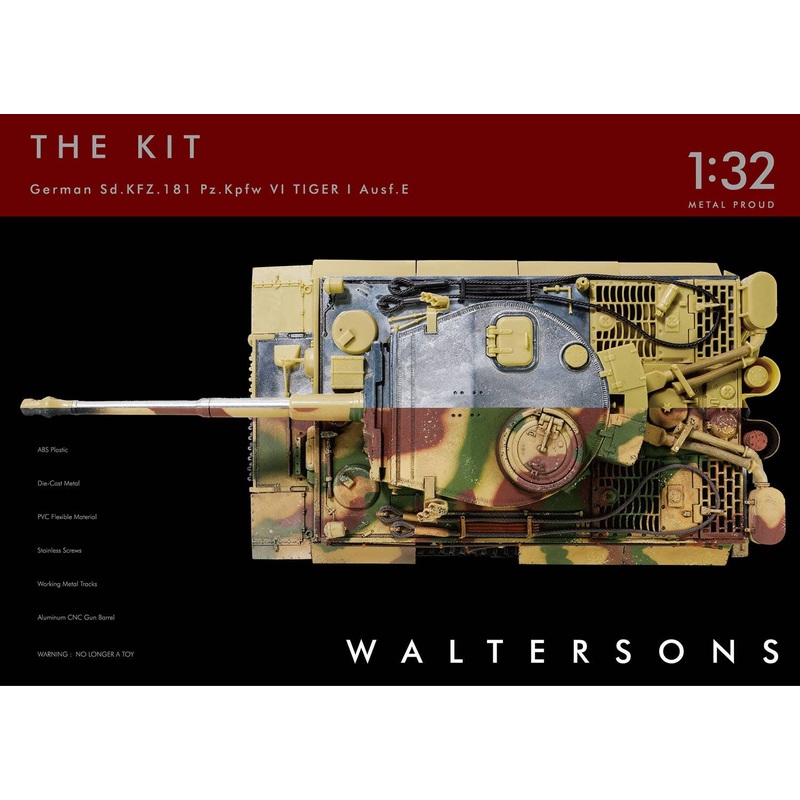 1/32 WW.II German Tiger I Early Type Multi-Material Kit