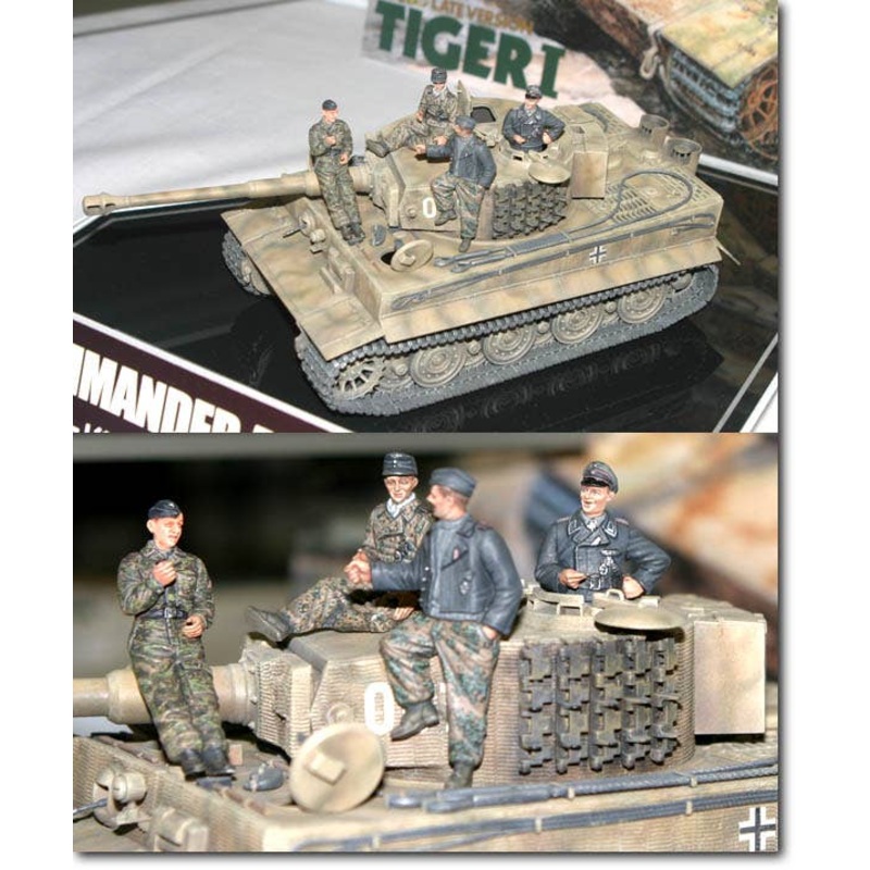 1/35 Tiger I Late Model w/Ace Commander & Crew