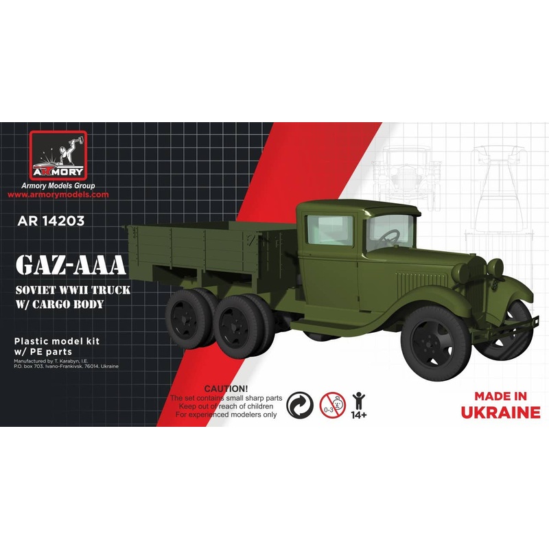 1/144 GAZ-AAA Soviet WWII Cargo Truck