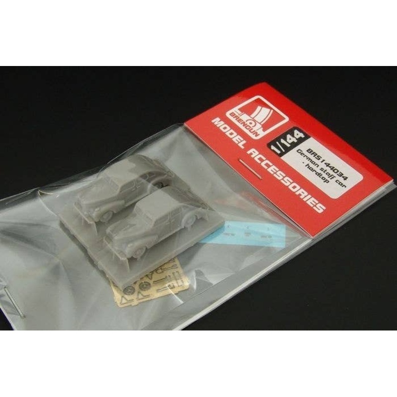 1/144 German Staff Car Hardtop (2 in set) Resin Kit
