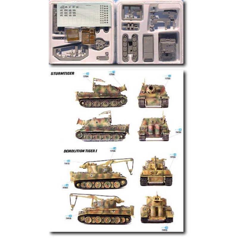 1/144 Strum Tiger & Berge Tiger