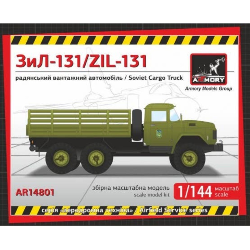 1/144 ZiL-131 3.5 Ton 6x6 Wheel Drive Cargo Truck