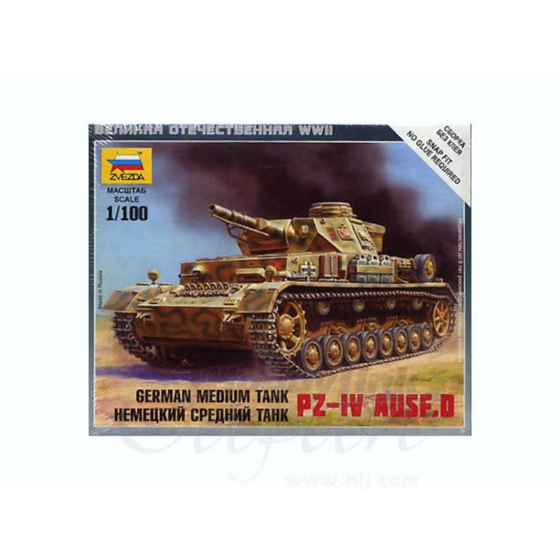 1/100 German Medium Tank Pz-IV Ausf.D