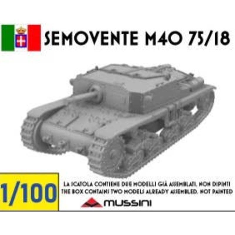 1/100 Semovente M40 75/18 (2 pieces)