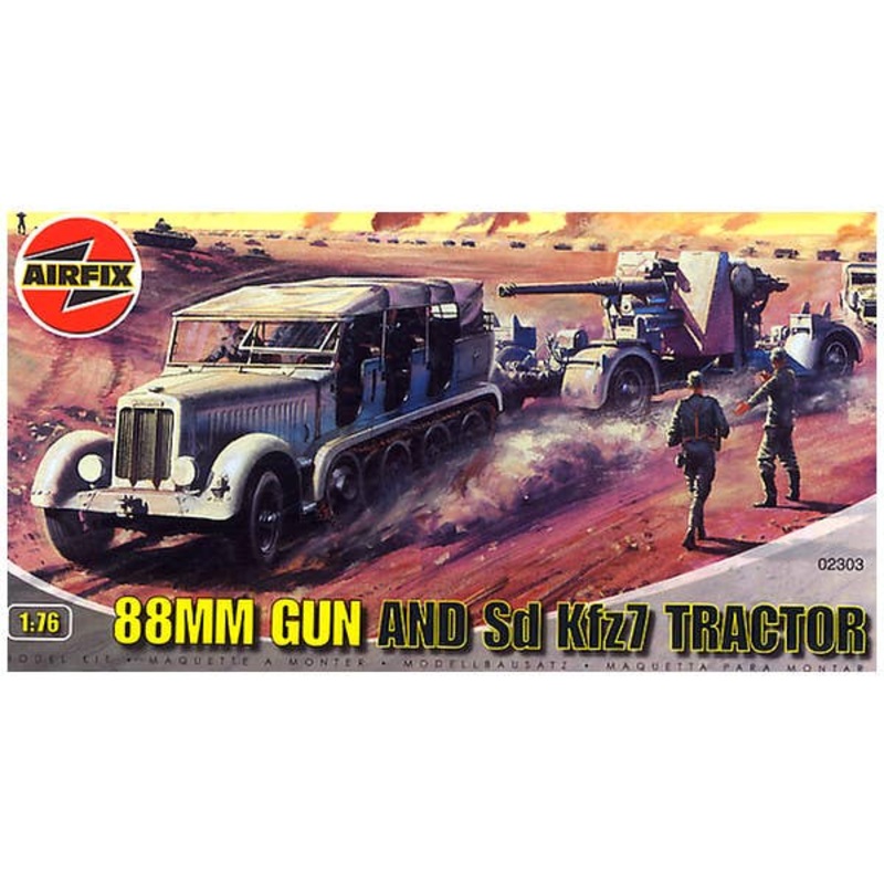 1/76 88mm Gun & Sd.Kfz.7 Tractor
