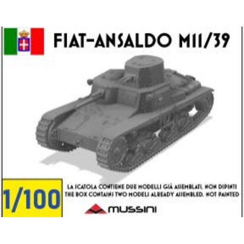 Fiat-Ansaldo M11/39 (2 pieces)