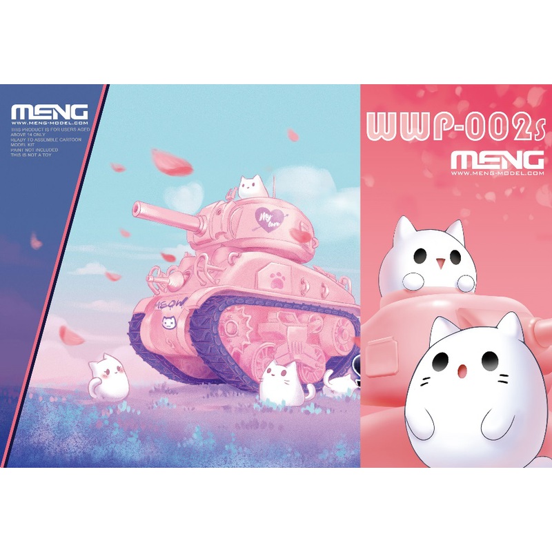 WWP M4A1 Sherman Pink Version with Resin Figure