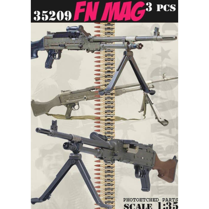1/35 Current use FN MAG Automatic Rifle (3 pieces)
