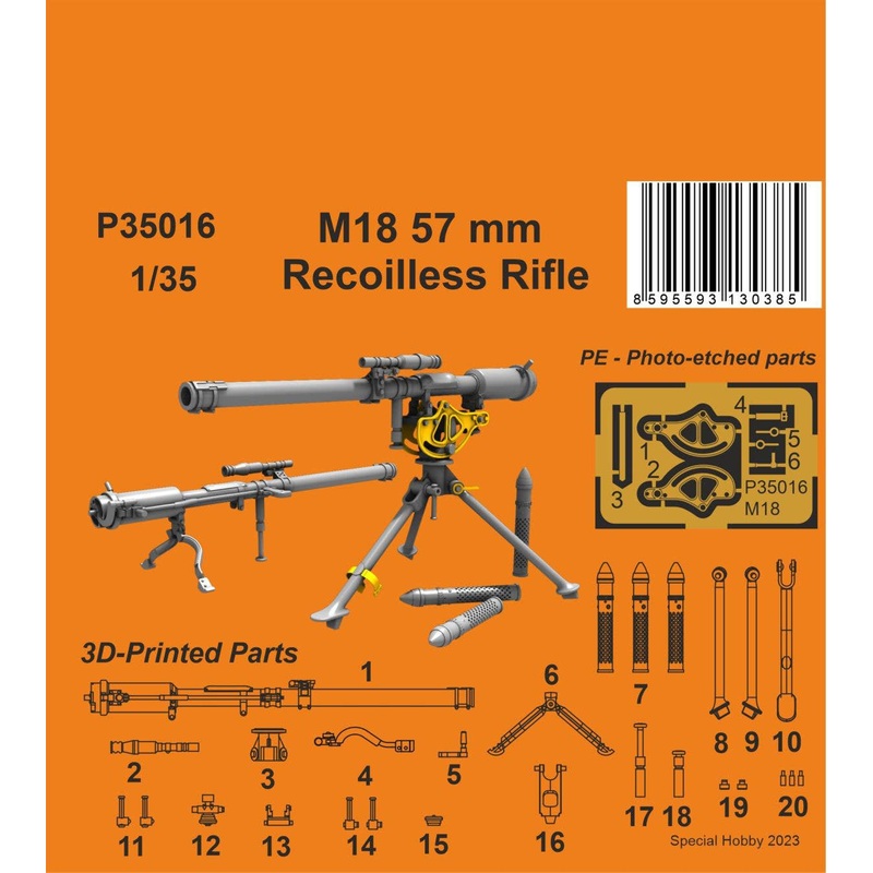 1/35 M18 57 mm Recoilless Rifle