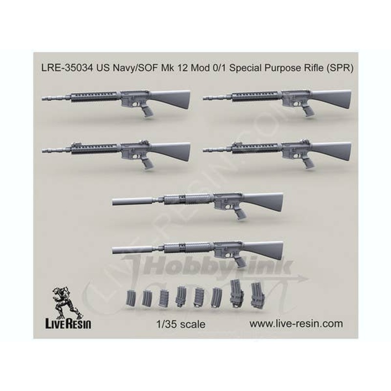 1/35 US Navy/SOF Mk 12 Mod 0/1 Special Purpose Rifle