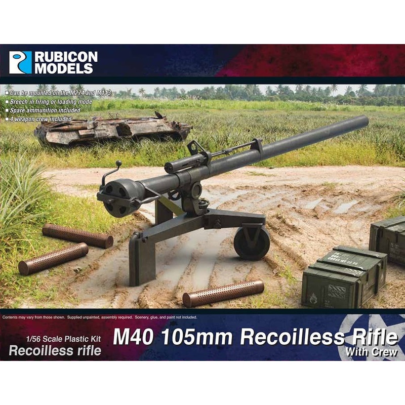 1/56 M40 Recoilless Rifle (with Crew)