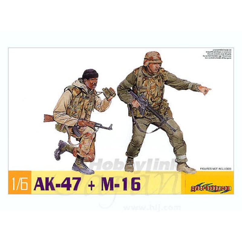 1/6 AK-47 + M-16