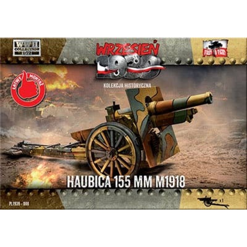 1/72 155mm Schneider Heavy Cannon wz 1918