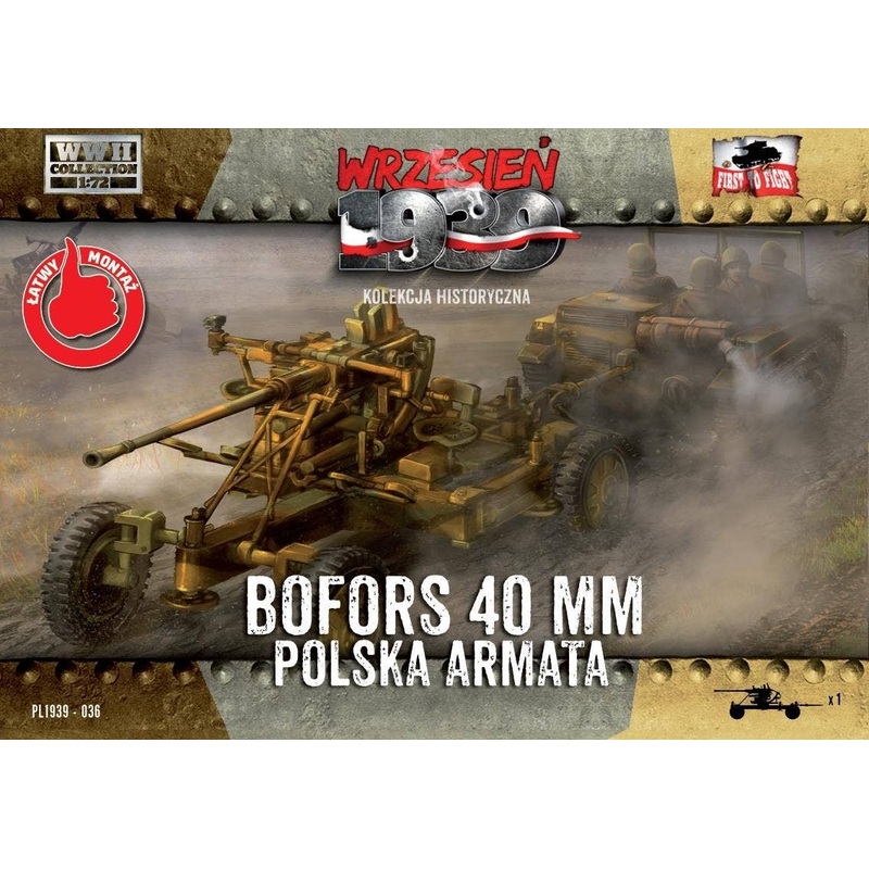 1/72 40mm wz.1936 Bofors (Polish Version)