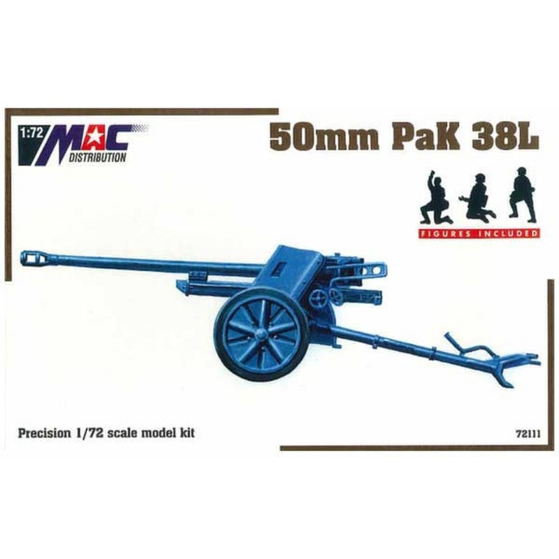 1/72 50mm PaK 38L (3 Figure Set)
