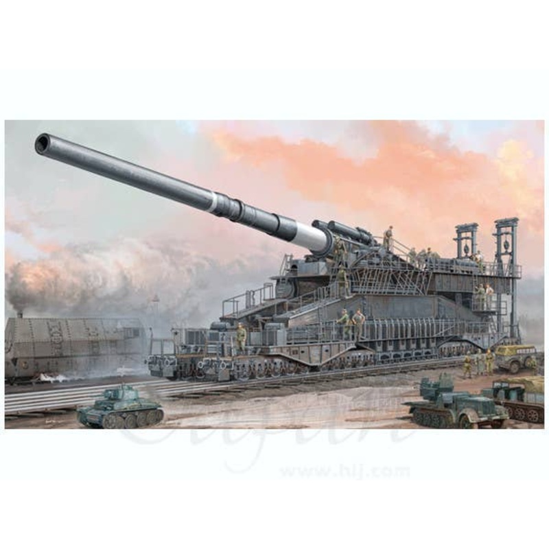 1/72 80cm K(E) Dora Railway Gun