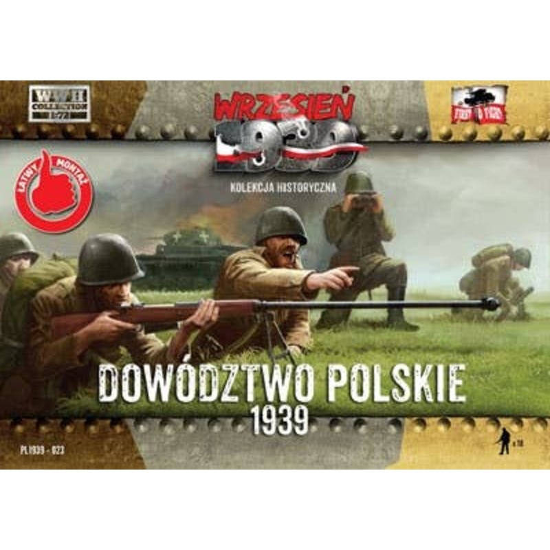 1/72 Polish Headquarters - Polish Infantry Officers Figure Set (WWII)